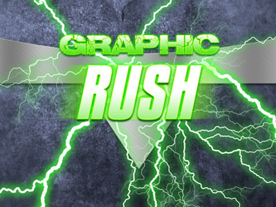 Graphic Rush Concept concept logo photoshop