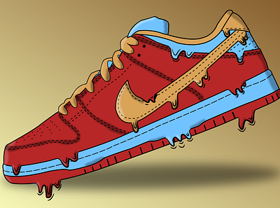 DRIP digitalart illustration sneakers