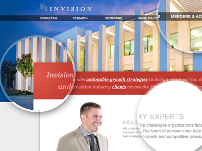 Invision Homepage Design