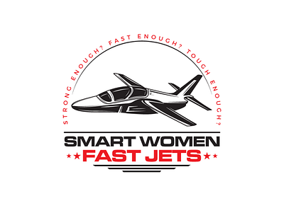 Smart Women Fast Jets brand identity branding graphicdesign illustration jets logo logo design logo design branding logo designer logo maker plane logo vintage logo