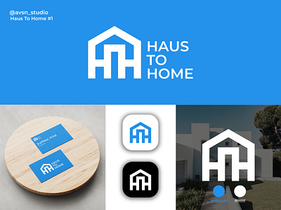 H+House Logo Concept branding design graphic design icon illustration logo typography