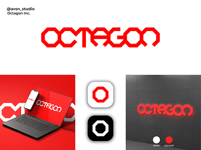 OCTAGON Inc. branding design graphic design icon illustration logo typography