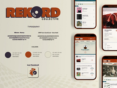 Rekord Collective - Mobile App Design