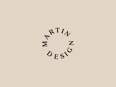 Personal Logo badge branding circle circular identity logo logotype mark minimal round stamp type