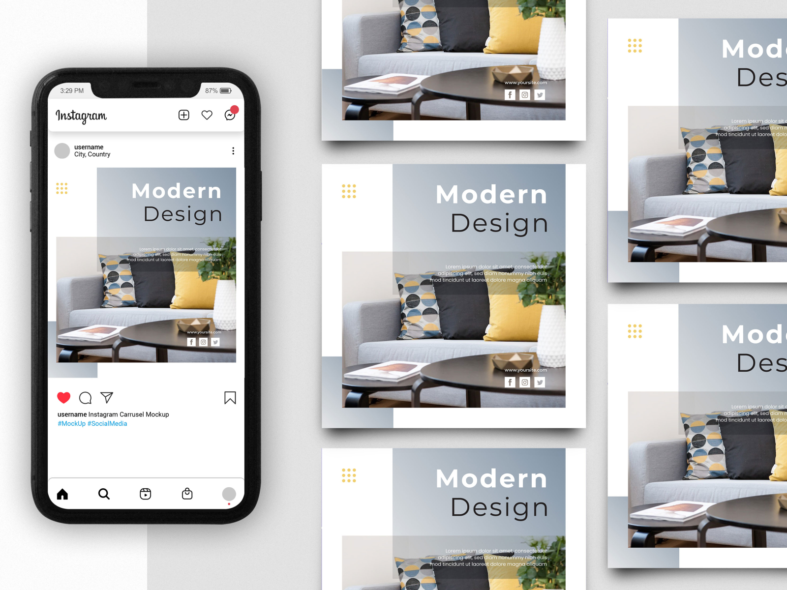 Modern Design Instagram Post by Ahmad Padilah on Dribbble