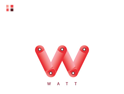 Watt concept logo design 3dlogo branding dailylogochallenge graphic design illustration logo motion graphics vector