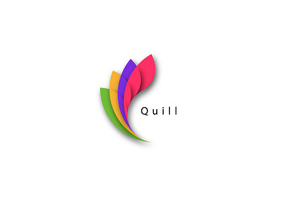 Quill logo design 3d 3dlogo animation branding graphic design logo motion graphics quill quilllogo ui