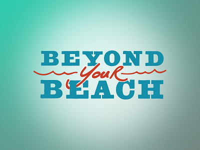 Beyond Your Beach beach branding coastal eco friendly environmental identity logo logo design seashore