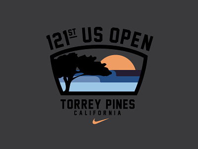 US Open - Tshirt 1 golf illustration nike tshirt
