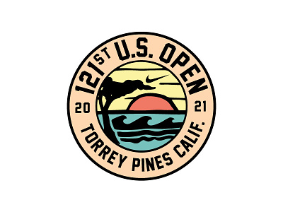 U.S. Open - Tshirt 2 golf illustration nike torrey pines tshirt