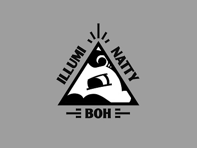 Illumi Natty Boh baltimore beer bold illuminati illuminatty illustration maryland national bohemian natty boh vector