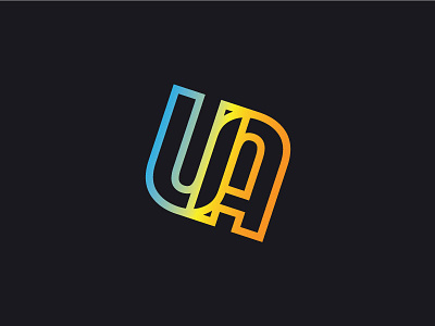 UA Branding Concept contemporary experiment future gradient logo minimal type typography ua under armour