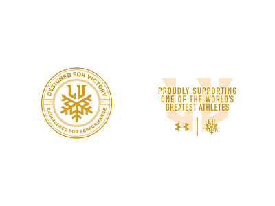 Outerwear Emblems badge emblem lindsey vonn logo olympics skiing under armour