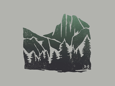 Yosemite-Inspired hand drawn illustration mountains national park nature outdoor outdoor lifestyle the great outdoors under armour woods