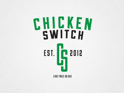 ChickenSwitch Concept badge branding client work emblem graphic design identity logo new england vermont