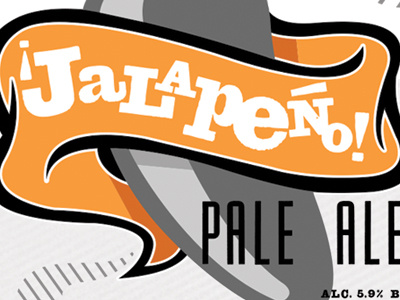 Jalapeno Pale Ale (Rev 2) adam johnson beer graphic design home brew jalapeno typography