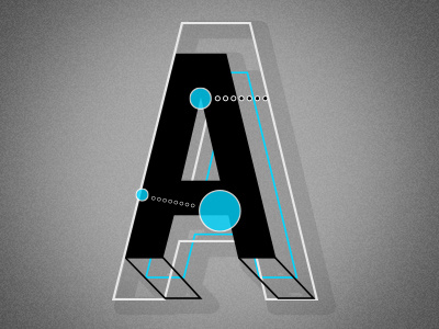 A a creativity exercise design illustration letter a typography