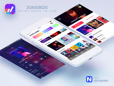 JukeBox a music streaming iOS app with Nativescript music streaming ios nativescript