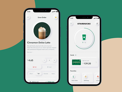 Starbucks App Concept  design