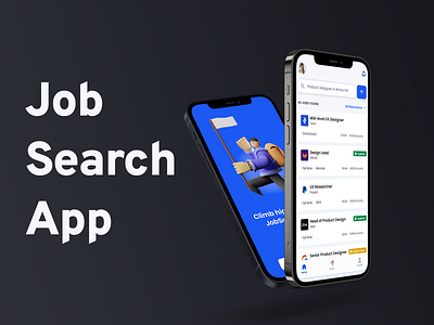 Job Search App branding design illustration illustration design uidesign