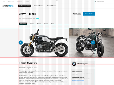 MotoDeal autodeal.com.ph bikes desktop desktop design grid mockup motodeal sketch ui web