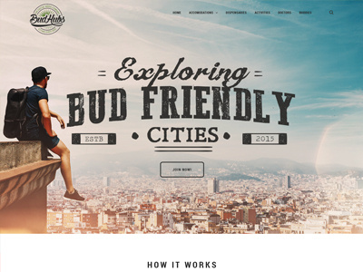 Bud Hubs design website