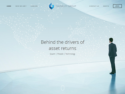 Causality Group design website