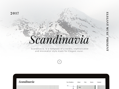Scandinavia - Adobe Muse E-commerce Template muse e commerce muse templates