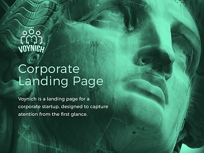 Voynich - Corporate Muse Template busines website landing page muse app muse templates
