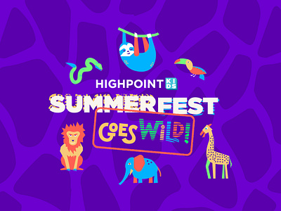 Summerfest Goes Wild - Kids Event branding