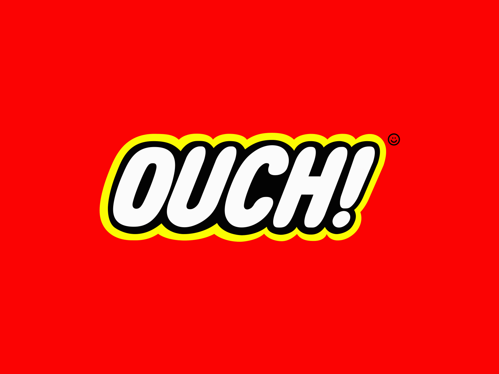 OUCH! animated animated gif animation animation 2d animations gif animation logo logo animation logo animations logotype animation motion design motion graphics