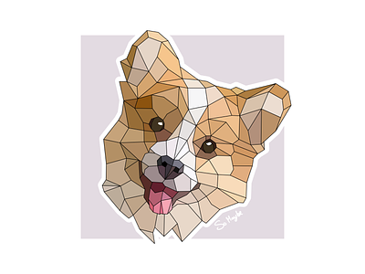 Pupper Practice #2 animal illustration corgi design dog graphic design illustration vector