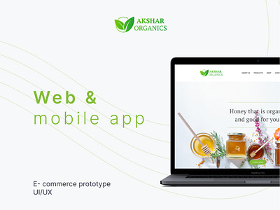 Ecommerce web UI UX - Organic store