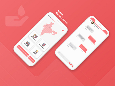 Blood : Blood Donation App UI Design