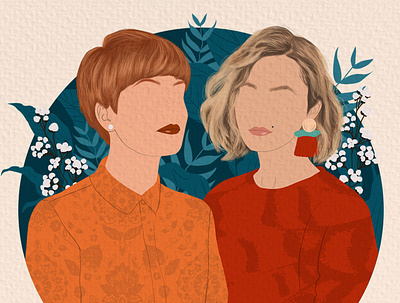 Women digital painting digitalart illustration