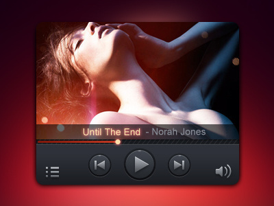 Player music player ui