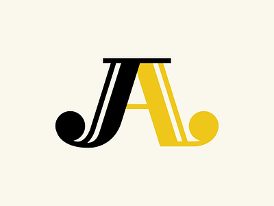 J A Wedding Monogram logo monogram wedding