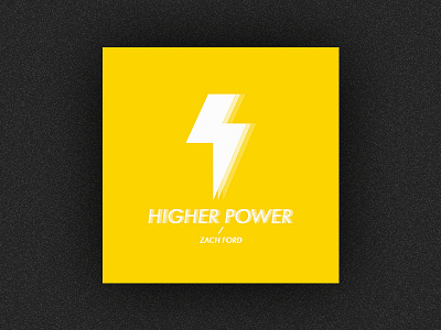 Higher Power album lightning music power storm yellow