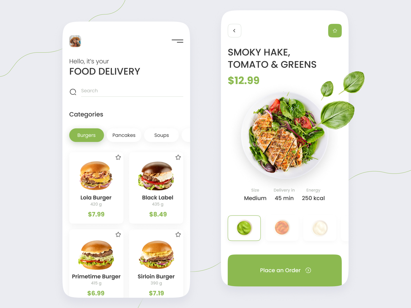 Food delivery App by Nastassia Abramchuk on Dribbble