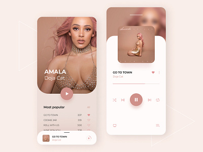 Music Player App app application colorful daily daily ui design music music player player player app ui