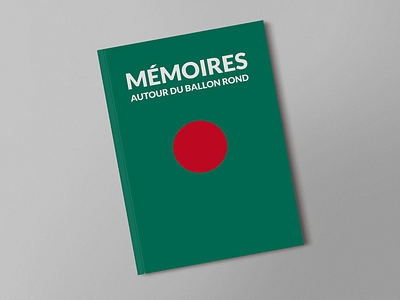 Magazine Mémoires autour du ballon rond (01) art direction football graphic design illustration magazine memory mémoires autour du ballon rond remembrance visual design