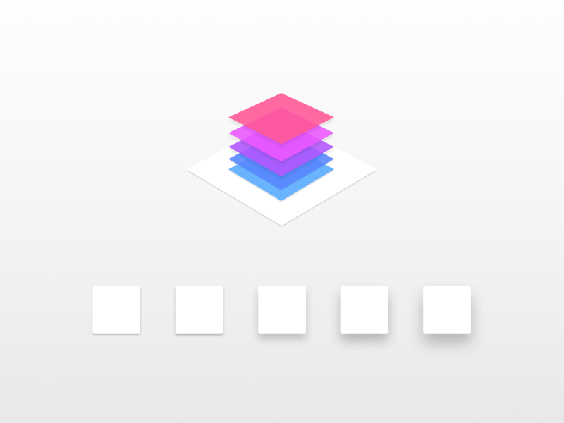 Material Design Shadow flat material design