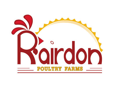 Rairdon Farms Logo Project chicken eggs farm farms poultry rooster