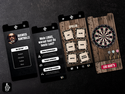 Die Kneipen-App / The pub app adobexd app concept design graphicdesign mobile social media design socialmedia ui ux uxuidesign web design webdesign