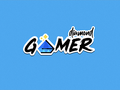 Diamond Gamer branding diamond gamer gaming logo logo logotype sticker