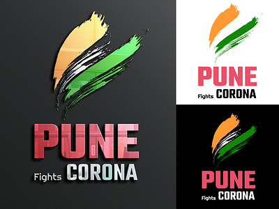 Logo for Corona Virus on India