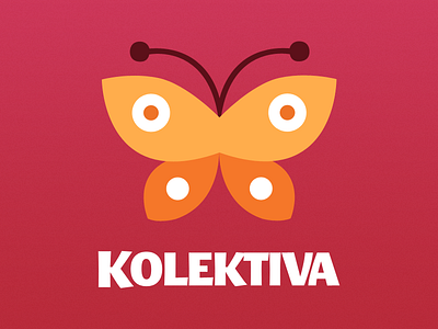 Kolektiva Logo butterfly kolektiva logo
