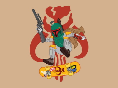 Mandalorian Skater