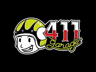 411 Garage bike design garage illustration logo motorcycle