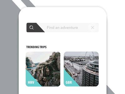 Search Toggle Animation 022 after effects dailyui sketch travel
